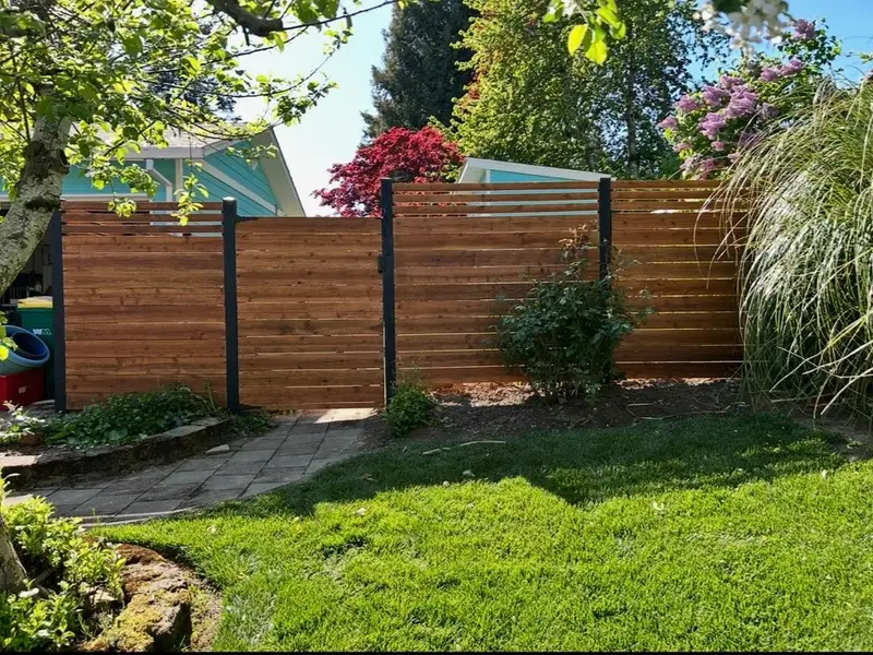 Wood fence installation by All City Exteriors LLC near Portland, OR
